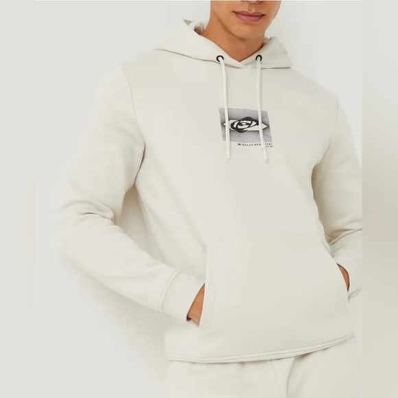 U.S Athletic Other - Men's U.S Athletic Ecru Utility Hoodie Size L